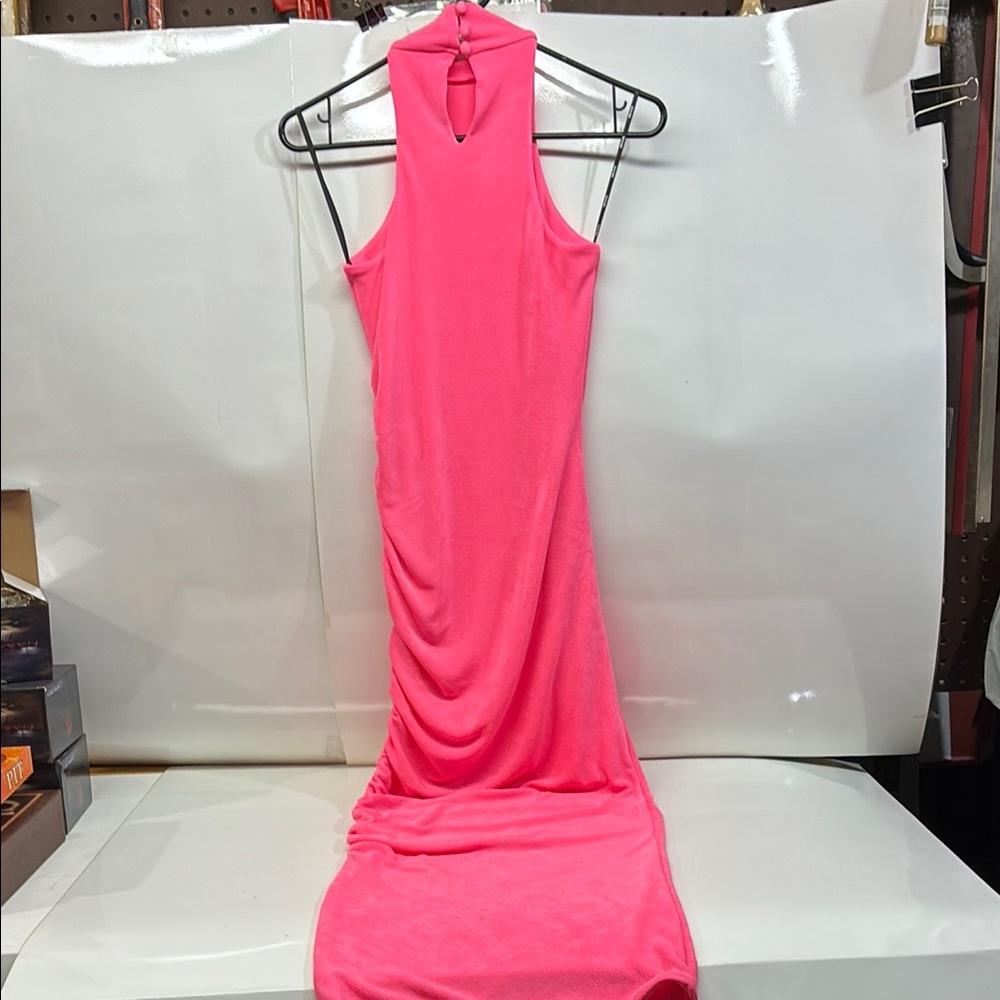 SER.O.YA Delta Pink Sleeveless Dress | Medium
